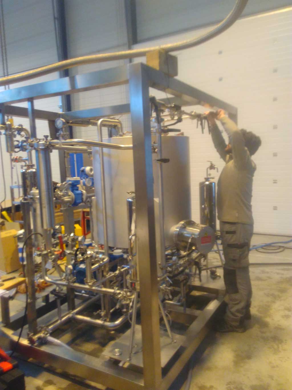 Fabrication de skids sur mesures dans l'atelier de VN Process